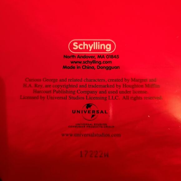 Curious George Mini Handheld Pinball Game Board Schylling Universal Vintage - Picture 3 of 3